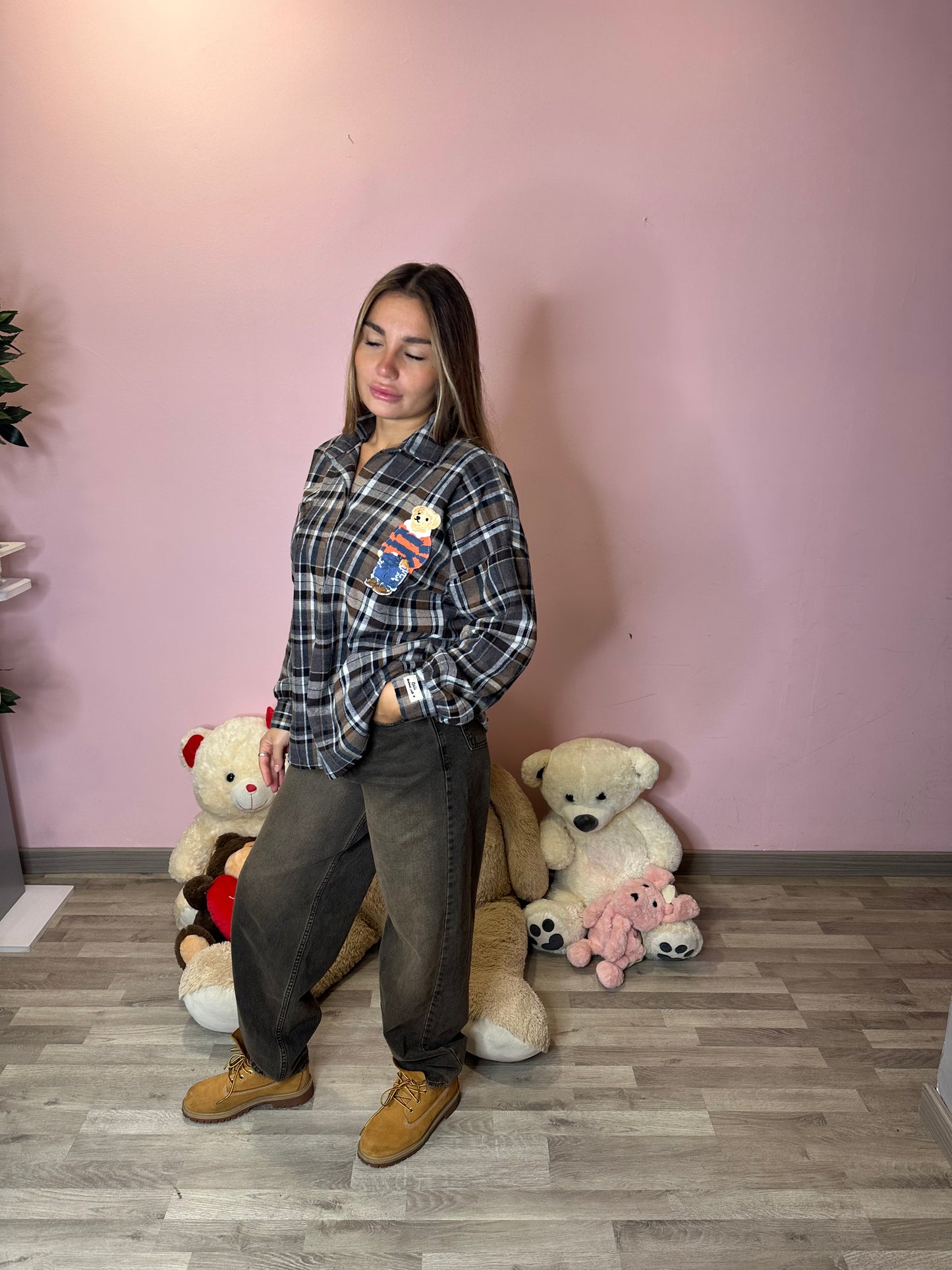 CAMICIA BROWN TEDDY