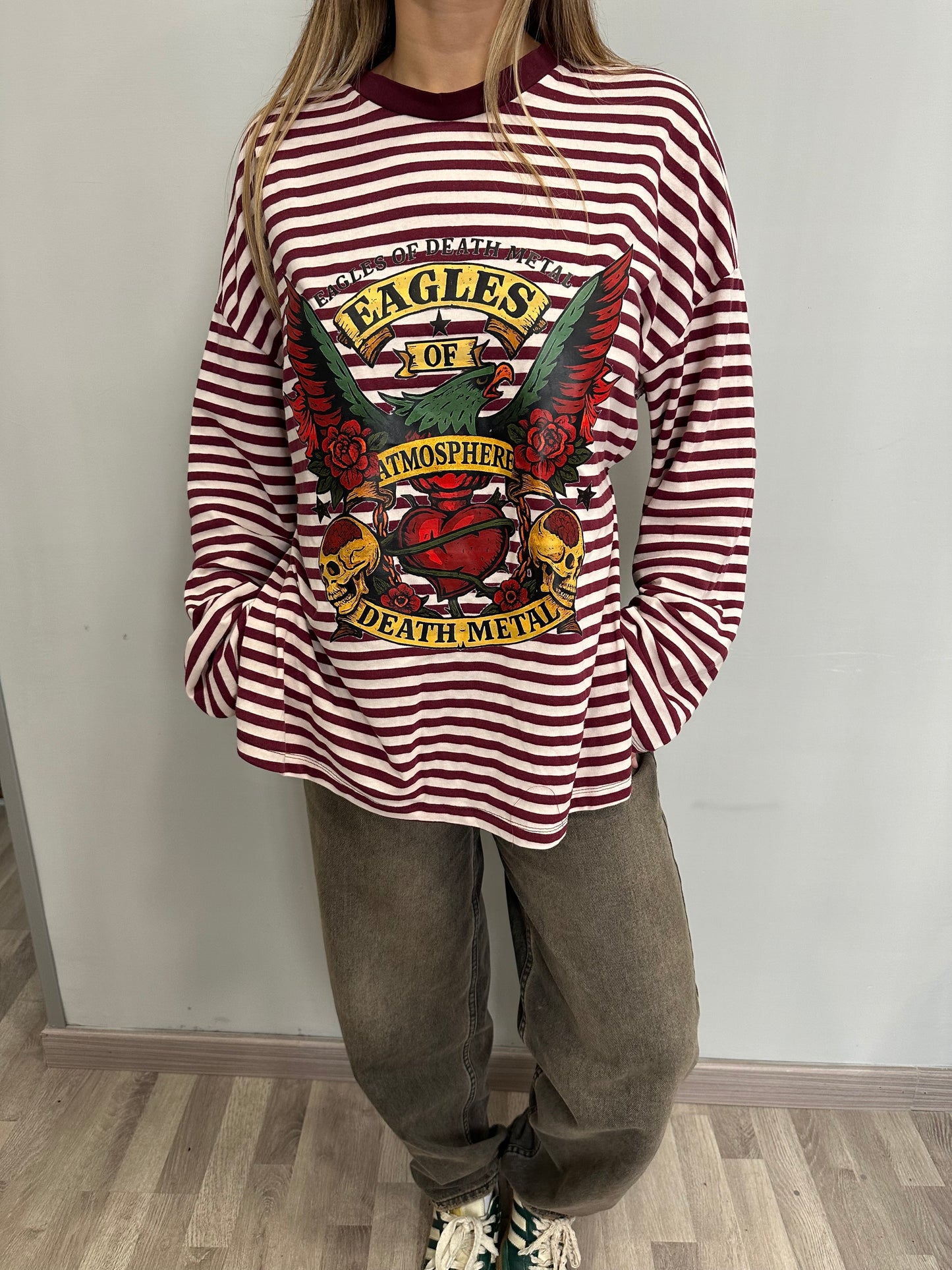 MAGLIA A RIGHE CON SCHIENA NUDA