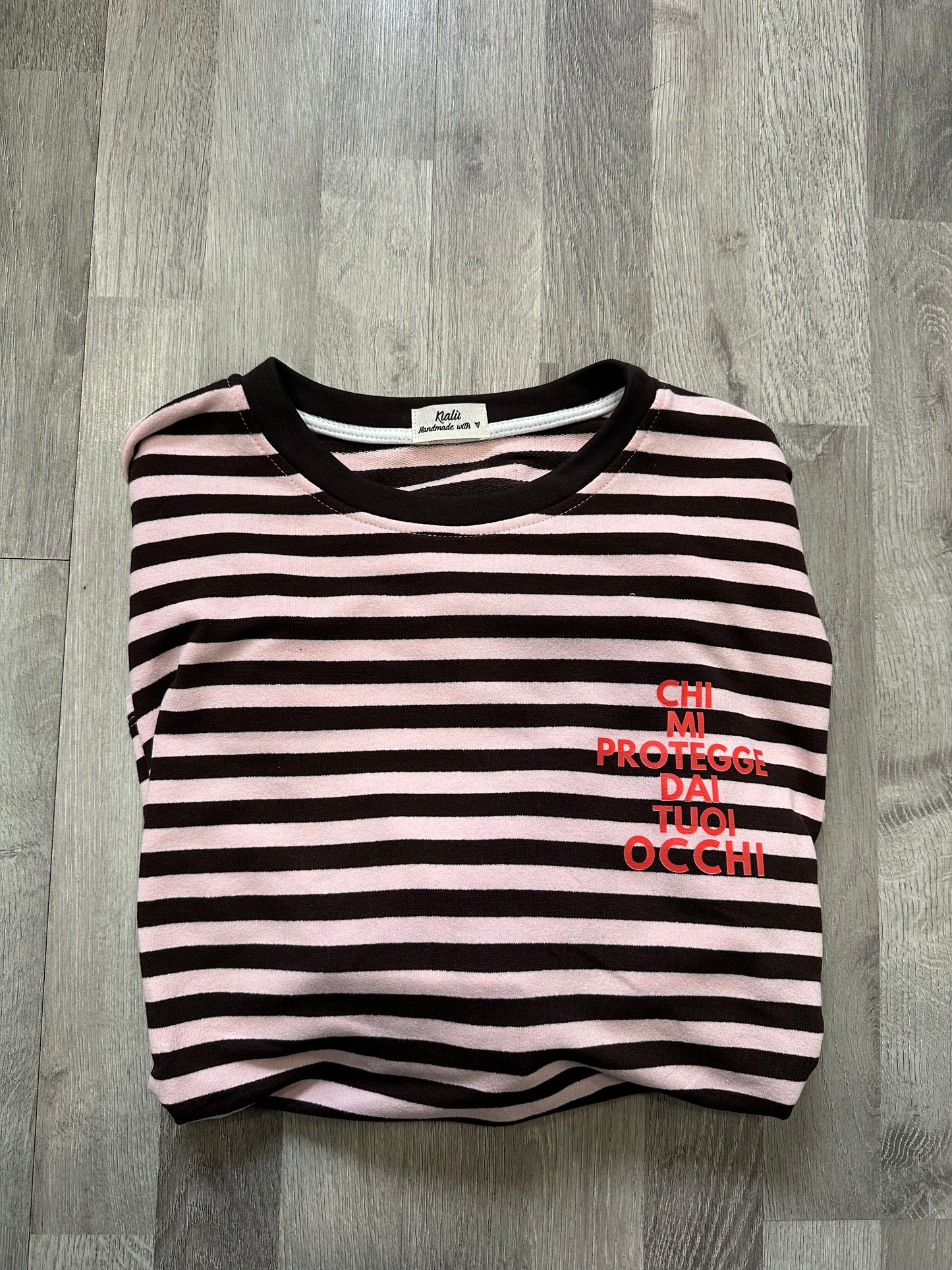 MAGLIA A RIGHE CON SCHIENA NUDA