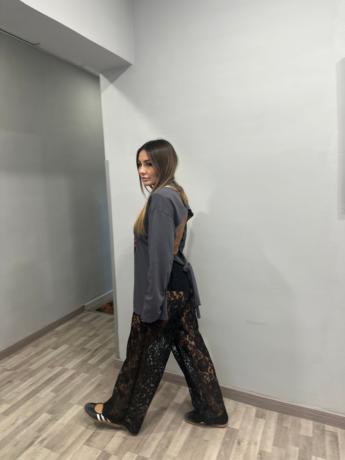 PANTALONE MERLETTO GAMBA DRITTA