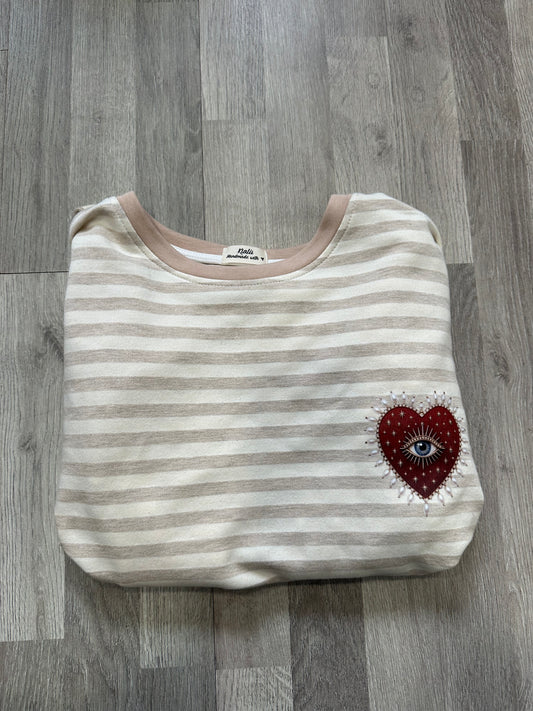 MAGLIA A RIGHE CON SCHIENA NUDA