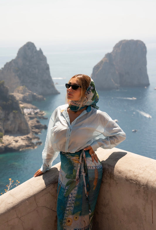 COORDINATO ACQUA MARINA CAPRI
