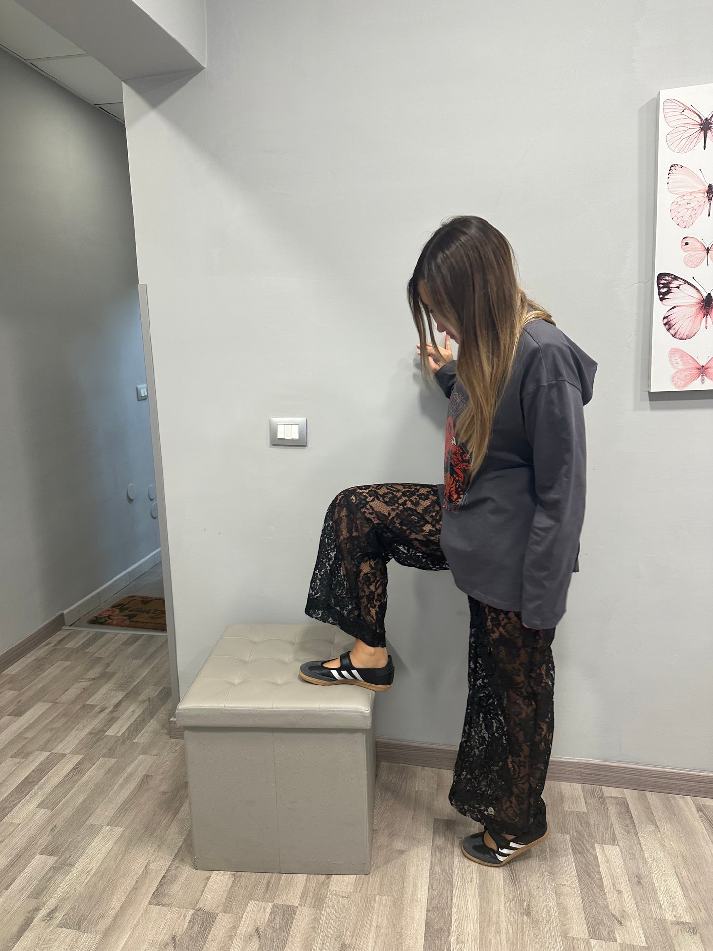 PANTALONE MERLETTO GAMBA DRITTA